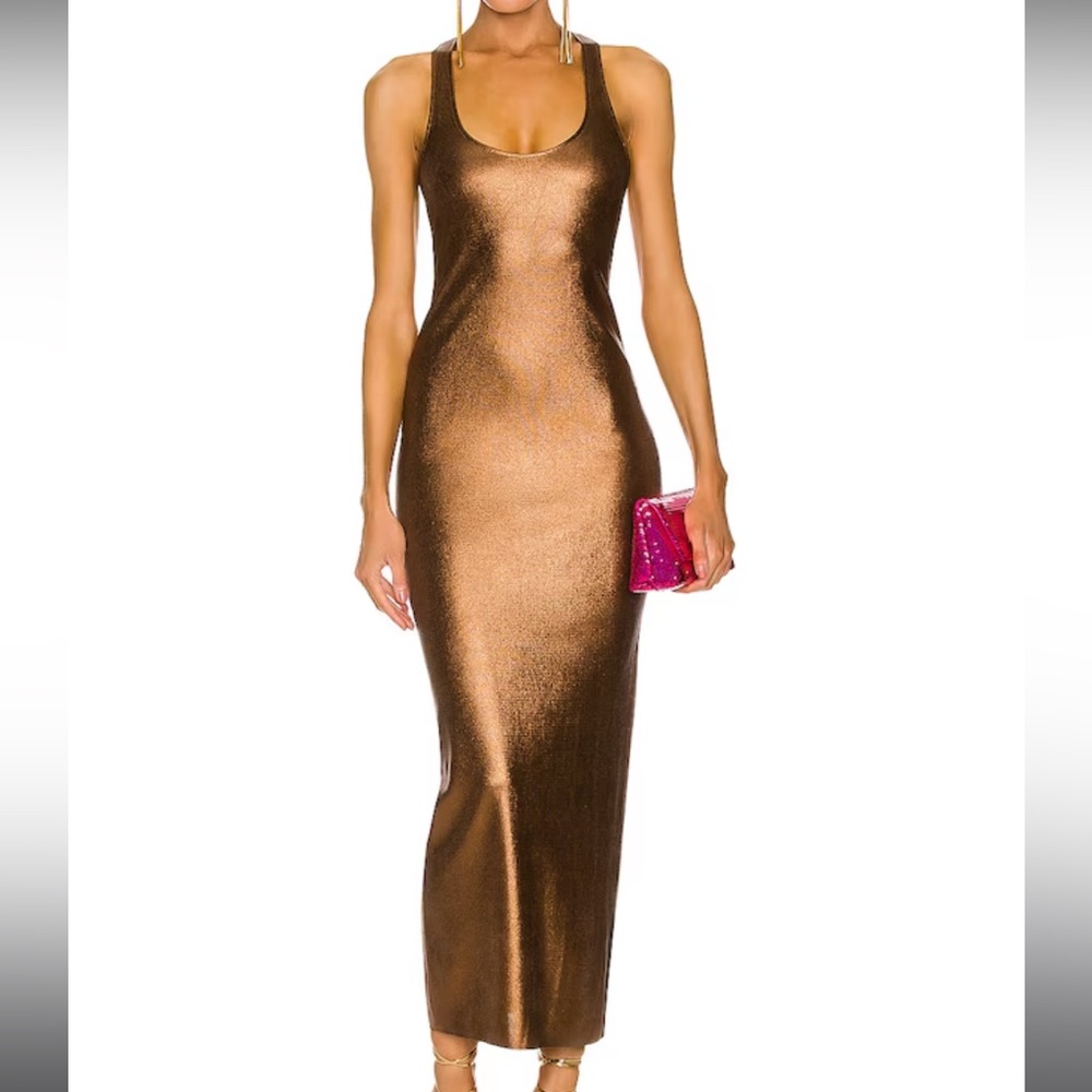 TOM FORD Glossy Tank Dress Size Small